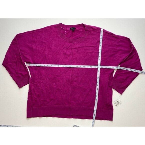 Alfani Pullover Sweater Top XL Rose Women's Seam-Front Relaxed NEW‎ - Picture 4 of 6